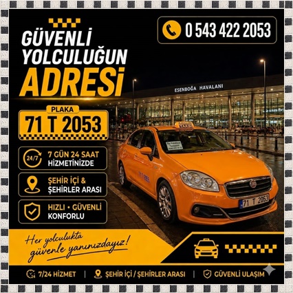 Kırıkkale Yenişehir Taksi 0543 422 20 53